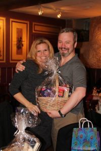 BOC Cristmas Party Authors Sara Humphreys and Damon Suede